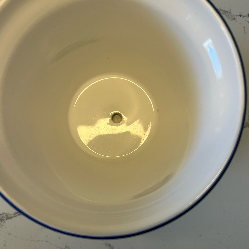 Vintage Dansk San Nicolo Large Flower Pot with Saucer NEW - Picture 3 of 8